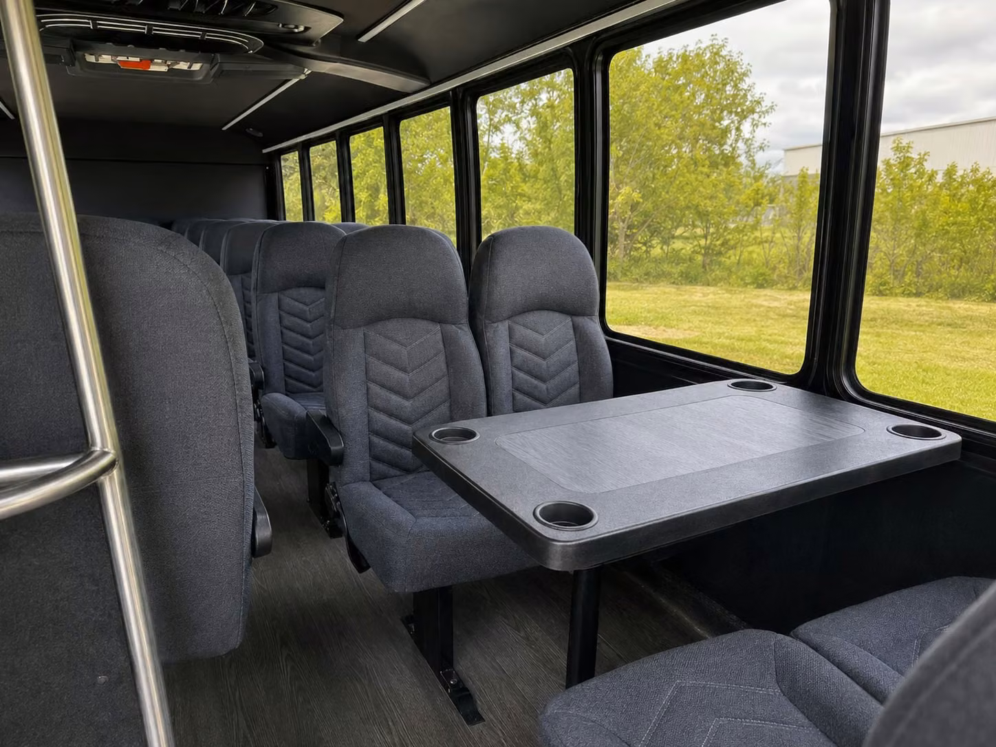 15 passenger minibus interior