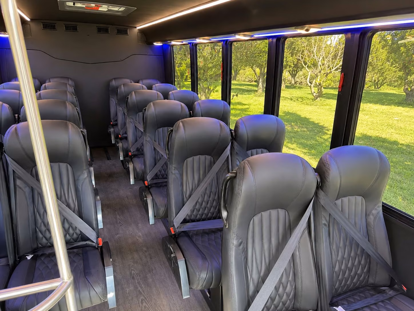 20 passenger minibus inside