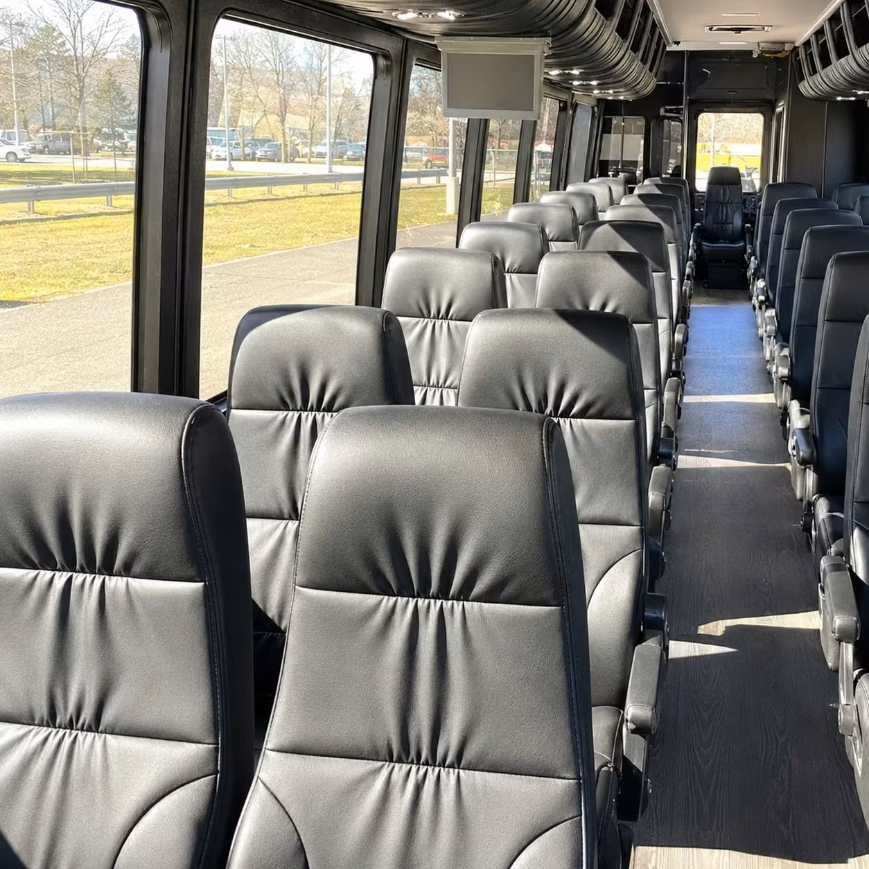 28 passenger minibus inside