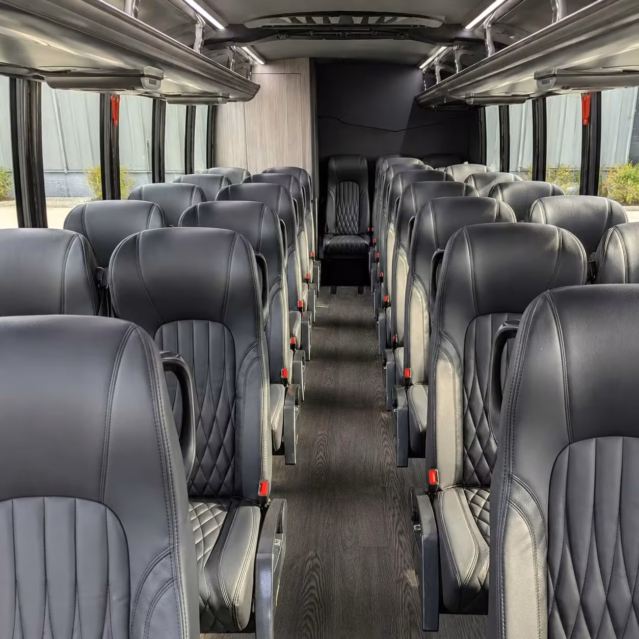 28 passenger minibus interior