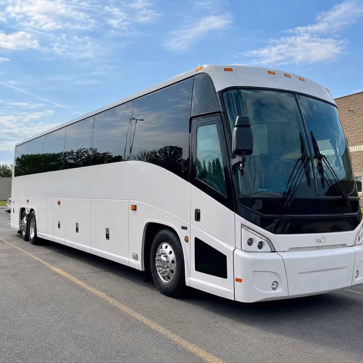 palm coast charter bus rental exterior