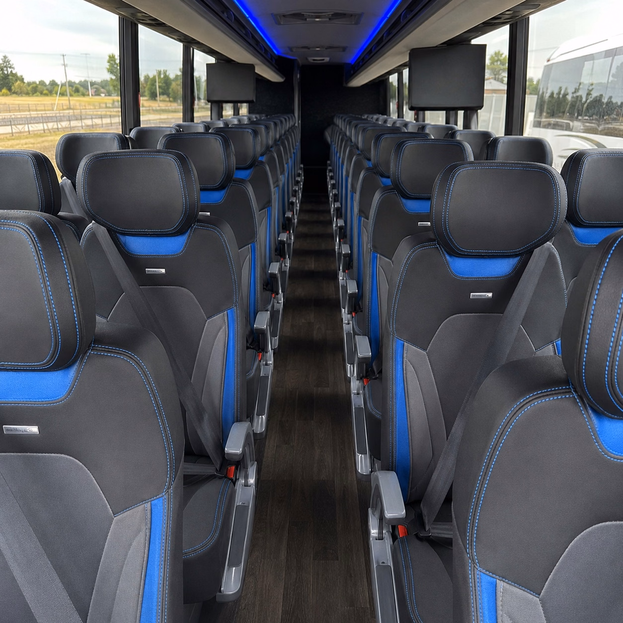 palm coast charter bus rental inside